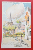 Cpa DILBEEK Illustrateur F. Ranot 1903 L'Eglise - Dilbeek