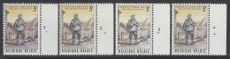 Belgique - 1966 - COB 1367 ** (MNH) - Planches 1 à 4, Série Complète - 1961-1970