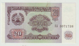 Banknote Tajikistan 20 Rubles 1994 UNC - Tadjikistan