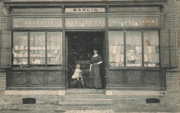 Barlin * Devanture Commerce Magasin Galeries Barlinoises PAILLARD CARON * Jeu Jouet Ancien Cheval Tricycle Enfant - Barlin