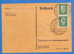 Allemagne Reich 1931 Carte Postale De Stuttgart (G16849) - Briefe U. Dokumente