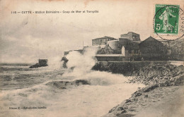 Sète * Cette * Coup De Mer Et Tempête Sur La Station Balnéaire - Sete (Cette)