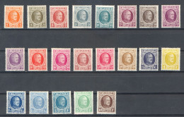 België Nr 190-210 XX Cote €475 Perfect - 1922-1927 Houyoux