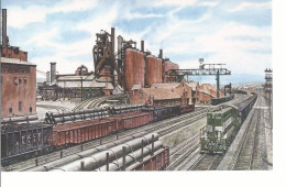 18508) USA New York Central NYC Pittsburgh Lake Erie RR Locomotive Art Creation Card By Fogg - Pittsburgh