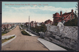 OLD CPA CANADA * MOUNT ROYAL AVENUE FROM THE HILL - CALGARY - ALTA - Calgary