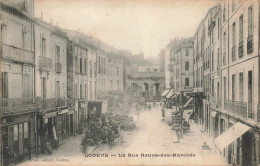 Lodève * La Rue Neuve Des Marchés * Pharmacie Du Progrès * Marché - Lodeve