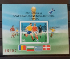 ITALIA 1990 MNH** ITALIE ROUMANIE RONANA ROMINA FOOTBALL FUSSBALL SOCCER CALCIO VOETBAL FOOT FUTBOL FUTEBOL - 1990 – Italie