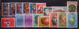 Luxembourg 1972 Année Complète  N°791/807  **TB Cote 16,35€ - Años Completos