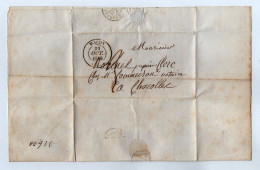 TB 4106 - 1848 - LAC - Lettre De Mr CROTTE à CHARNAY MP MACON Pour Me COMMERSON Notaire à CHAROLLES - 1801-1848: Précurseurs XIX