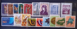 Luxembourg 1973 Année Complète  N°808/825  **TB Cote 16,55€ - Full Years