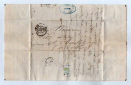 TB 4107 - 1849 - LAC - Lettre De Mr BARB Du Tribunal De Commerce à ROANNE Pour Me PETIT Notaire à CHAROLLES - 1849-1876: Classic Period