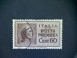 Italy, Scott #D17, Used(o), 1945, Posta Pneumatica, 60c, Dull Brown - Used