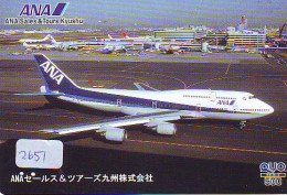 Carte JAPON * ANA * (2651) AVIATION * AIRLINE Card JAPAN AIRPLANE * FLUGZEUG * - Aviones