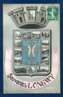 54. Longwy. Souvenir De Longwy, Multivues Et Blason. 1910 - Longwy