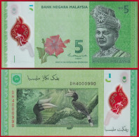 Malaysia 5 Ringgit 2011 P-52c Polymer UNC - Malasia