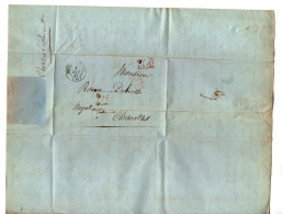 TB 4109 - 1847 - LAC - Lettre En PP De Mrs CHEVRIER - LAURENT à CHALON SUR SAONE Pour Mr ROUX DEBIESSE à CHAROLLES - 1801-1848: Voorlopers XIX