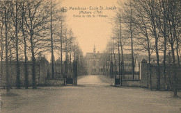 MAREDSOUS    ECOLE ST.JOSEPH  METIERS D'ART - ENTREE  DU COTE DE L'ABBAYE     2 SCANS - Anhée