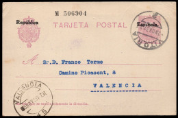 Álava - Edi O EP 61 - Entero Postal Mat "Vitoria 2/11/31" - 1931-....