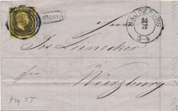 1852 LAC 3 Sgr Signé LAMY TB. - Storia Postale