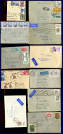 POLEN 11 Schöne Briefvorderseiten Mit Guten Frankaturen Ab Der 50er Jahren #36735 - Storia Postale