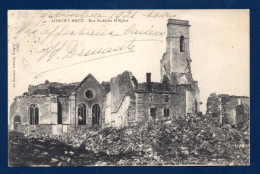 54. Longwy-Haut.Rue Stanislas Et église Saint-Dagobert En Ruines. 1921 - Longwy