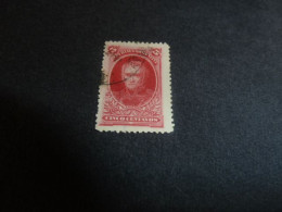 Republica Argentina - Saavedra - Cinco Centavos - Yt 153 - Rouge Carminé - Oblitéré - Année 1908 - - Used Stamps