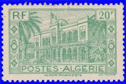 Algérie 1944. ~ YT 201* - 20 F. Palais D'été, Alger - Neufs