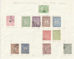 12 X PORTO MARKE  KRALJEVINA SHS --  MIT FALZ - Postage Due