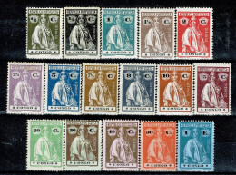 Congo, 1914, # 99/114, MH And MNG - Congo Portoghese