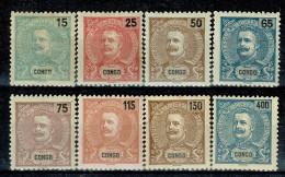 Congo, 1903, # 46/53, MH - Portugiesisch-Kongo