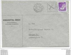 44 - 46 - Enveloppe Kinderspital Zürich 1937 -   Timbre De Franchise - Franquicia