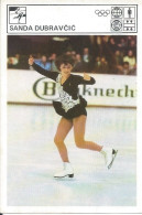 Trading Card KK000346 - Svijet Sporta Ice Skating Yugoslavia Croatia Sanda Dubravcic 10x15cm - Patinaje Artístico