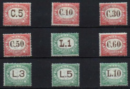 San Marino (tasa) Nº 10/18. . Año 1924 - Strafport