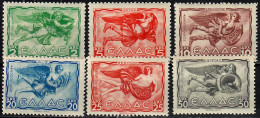 1942 Air. Winds (1st Series) He A55-60 / Mi 452-7 / YT A50 .. / Sc C55-60 MNH / Neuf Sans Charniere / Postfrisch [zro] - Nuevos