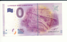 Billet Souvenir - 0 Euro - UEME - 2017-1 - LA ROQUE SAINT-CHRISTOPHE -  N° 421 - Lots & Kiloware - Banknotes