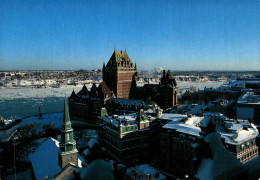 CANADA QUEBEC VOISIN DU CHATEAU FRONTENAC LA CATHEDRALE ANGLICANE HOLY TRINITY ET L'ANCIEN PALAIS DE JUSTICE - Québec - Château Frontenac