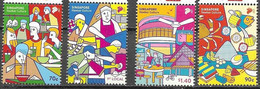 SINGAPORE, 2021, MNH, HAWKER CULTURE, FISH, CRABS, SEAFOOD, FOOD, BICYCLES, 4v - Other & Unclassified