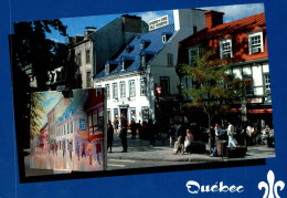 CANADA QUEBEC AU COIN DES RUES SAINTE ANNE ET DU TRESOR - Québec - La Cité