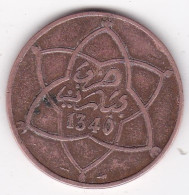 Protectorat Français 10 Mouzounas (Mazounas) 1340 - 1922 Poissy, En Bronze , Lec# 95 - Marokko