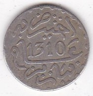 Protectorat Français. 1/2 Dirham (1/20 RIAL) AH 1310 Paris – 1892 , En Argent, Lec# 98 - Marocco