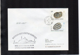 British Antarctic Territory (BAT) 1992 Cover Ship RRS James Clark Ross - Signy 10 DE 1992 - (1ATK002) - Cartas & Documentos