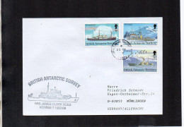 British Antarctic Territory (BAT) 1997 Cover Ship RRS James Clark Ross - Lockroy 23 DE 1997 - (1ATK006) - Briefe U. Dokumente