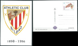 ESPAGNE SPANIEN SPAIN ESPAÑA 1998 ATHLETIC BILBAO FOOTBALL CLUB POSTCARD MNH ED 3530 YT 3104 MI 3369 SG 3466 SC 2929 - Clubs Mythiques