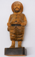 -STATUETTE SANCHO PANSA BOIS Sculpté No DON QUICHOTTE COLLECTION VITRINE    E - Wood