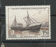 ST-PIERRE Scott 350 Yvert 352 (1) ** Cote $ 8,00 1957 - Used Stamps