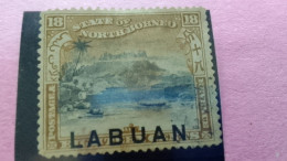 MALEZYA-LABUAN-1897    18C       USED - Federation Of Malaya