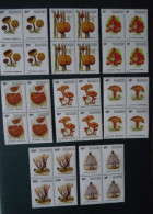 ZAÏRE 1979 : N° 958 / 965 ** ; CAT : 72,00€    Bloc De 4      CHAMPIGNONS - Unused Stamps