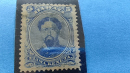 HAWAİİ- 1866  -        5C       USED - Hawaï