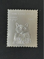 Batum Georgie Georgia Private Issue Katze Cat Chat Animal Tier Silver Argent Silber - Georgien