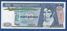 GUATEMALA - P. 69 – 20 Quetzales 03.01.1986 UNC Serie F6140661A - Guatemala